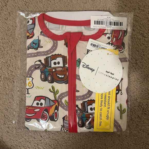Little Sleepies Other - NWT Disney Pixar cars radiator springs zippy 6-12 months Little Sleepies